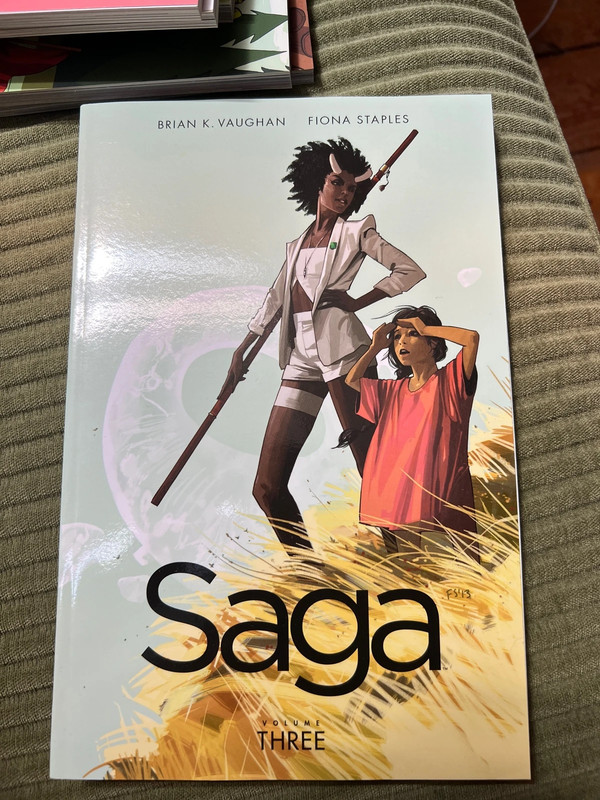 Saga volume 3 by Fiona staples and Brian k Vaughan