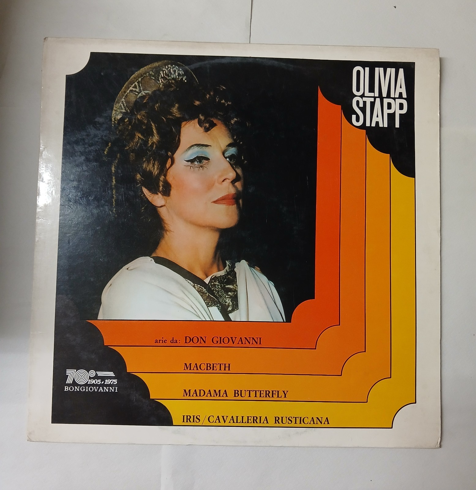 Lp Vinile Olivia Stapp Opera live Don Giovanni, Macbeth, Butterfly Unplayed 