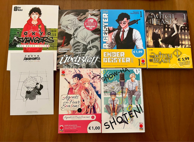 Lotto manga numeri 1, variant, anime