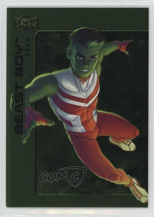 2025 Skybox Metal Universe Batman verde lime FX 138/175 Beast Boy #48 0pm8