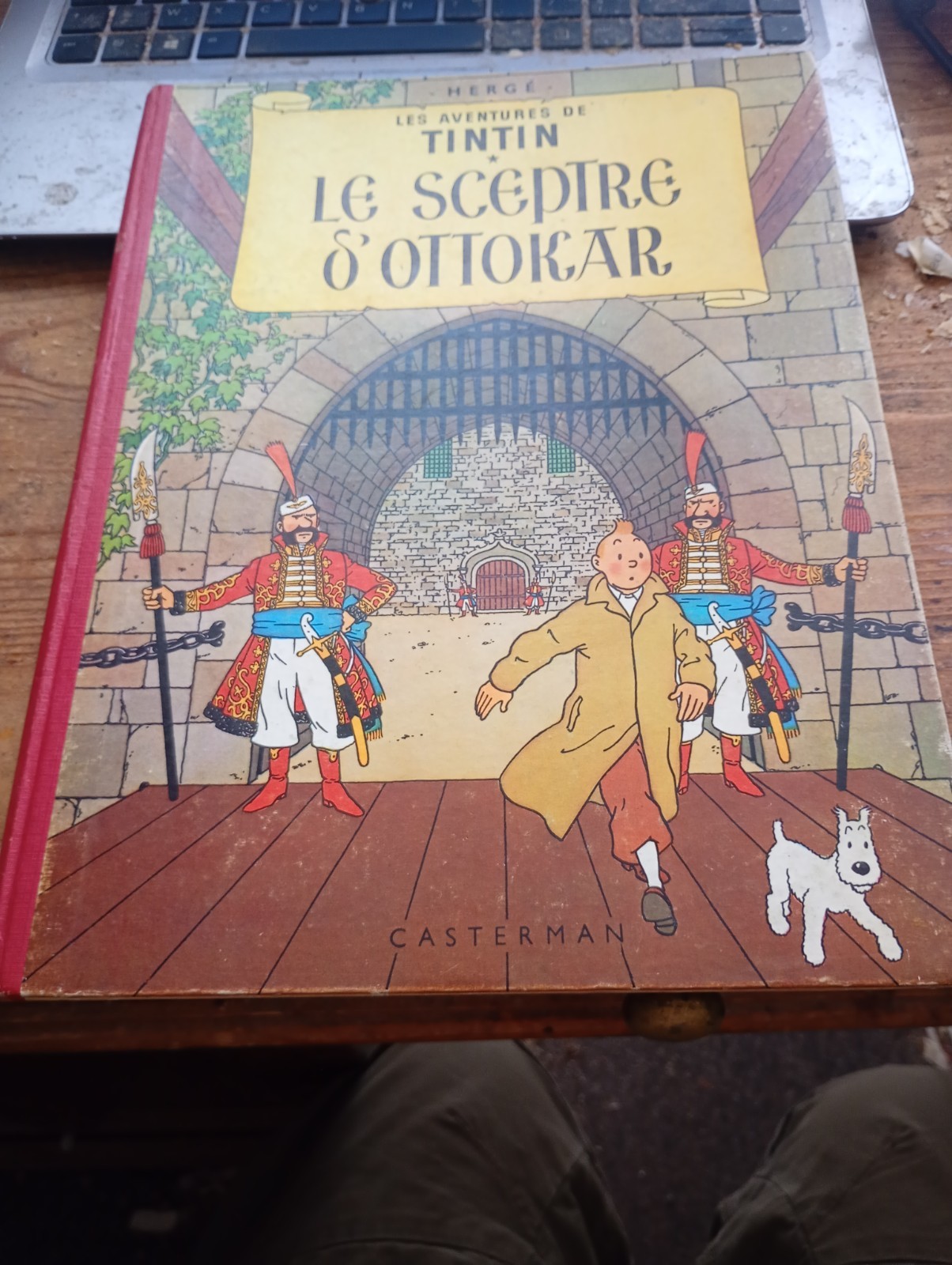Le sceptre d'OTTOKAR TINTIN HERGE casterman 1956