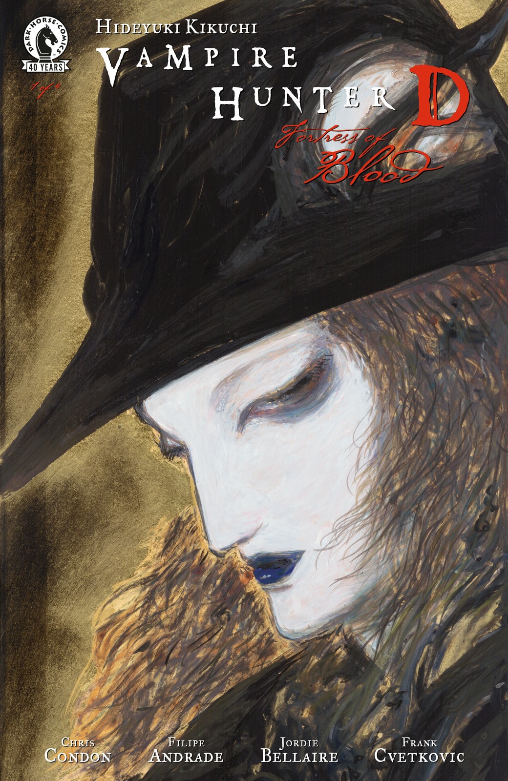 Vampire Hunter D: Fortress of Blood #1 copertina variante C Yoshitaka Amano