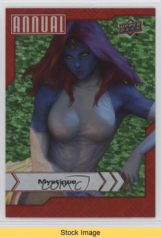 2022-23 Upper Deck Marvel Annual Green Mystique #65 READ g1m