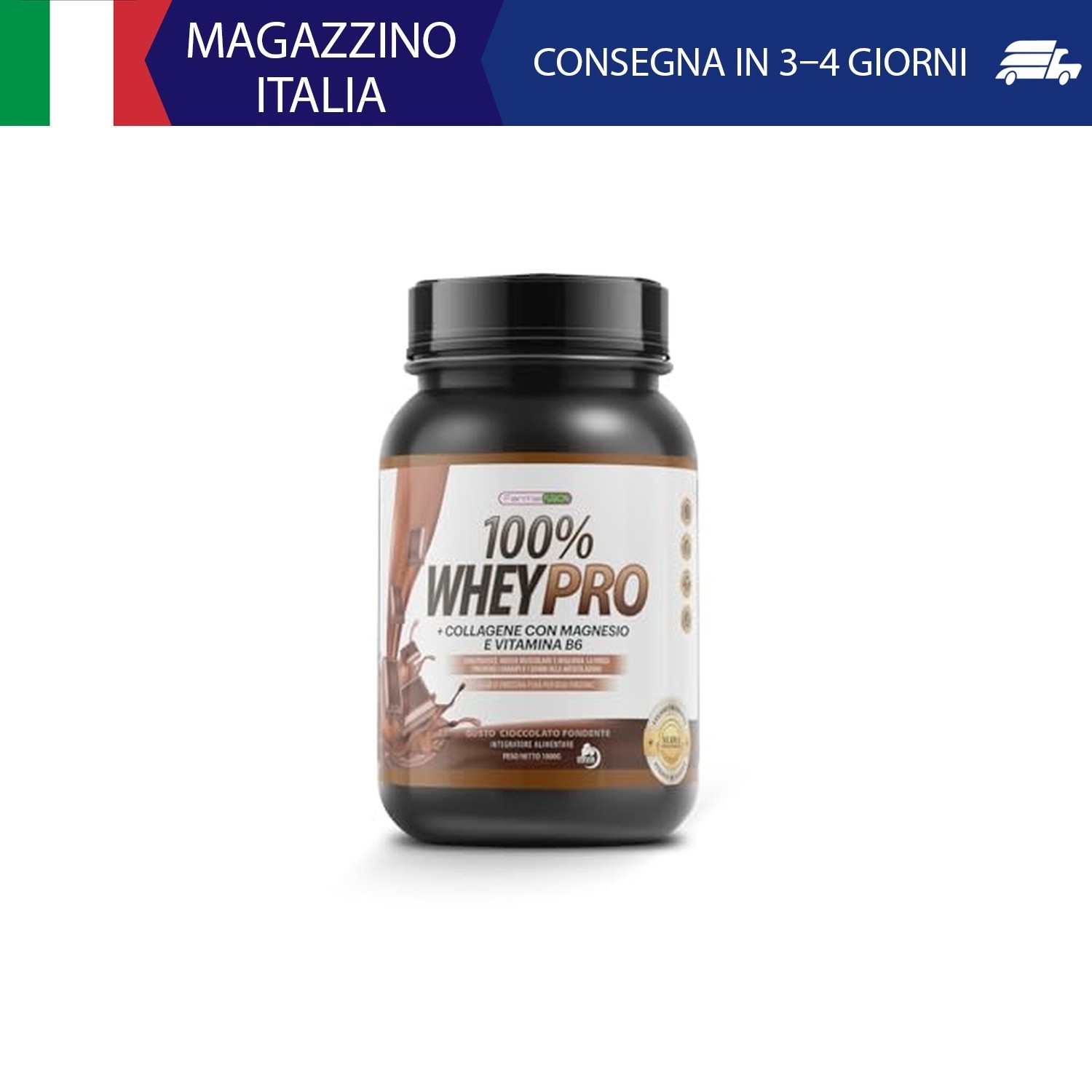 Farma Fusion Proteine del Siero del Latte con Collagene e Magnesio | 43 Grammi d
