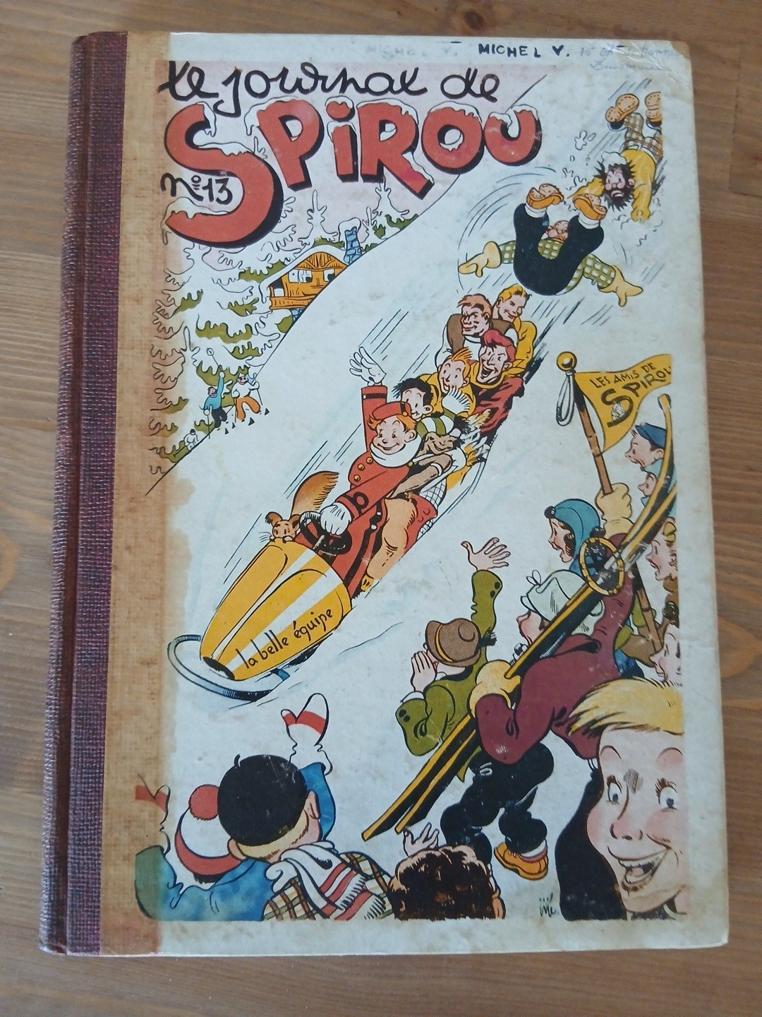 RELIURE SPIROU  ALBUM  N° 13  DE 1943