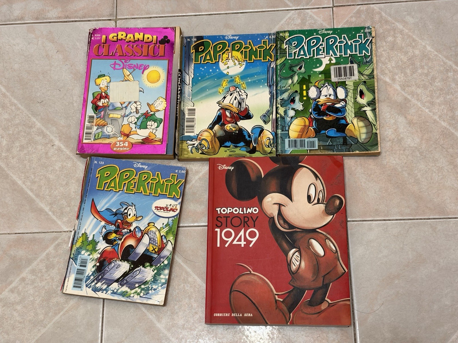 Disney Paperinik 4 albi + Topolino Story 1949, Corriere della Sera