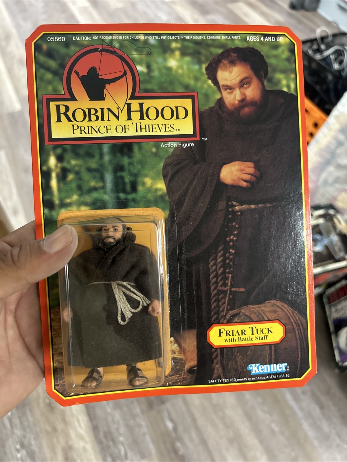 Modellino Robin Hood Principe dei Ladri Frate Tuck - 1991 Kenner - non perforato