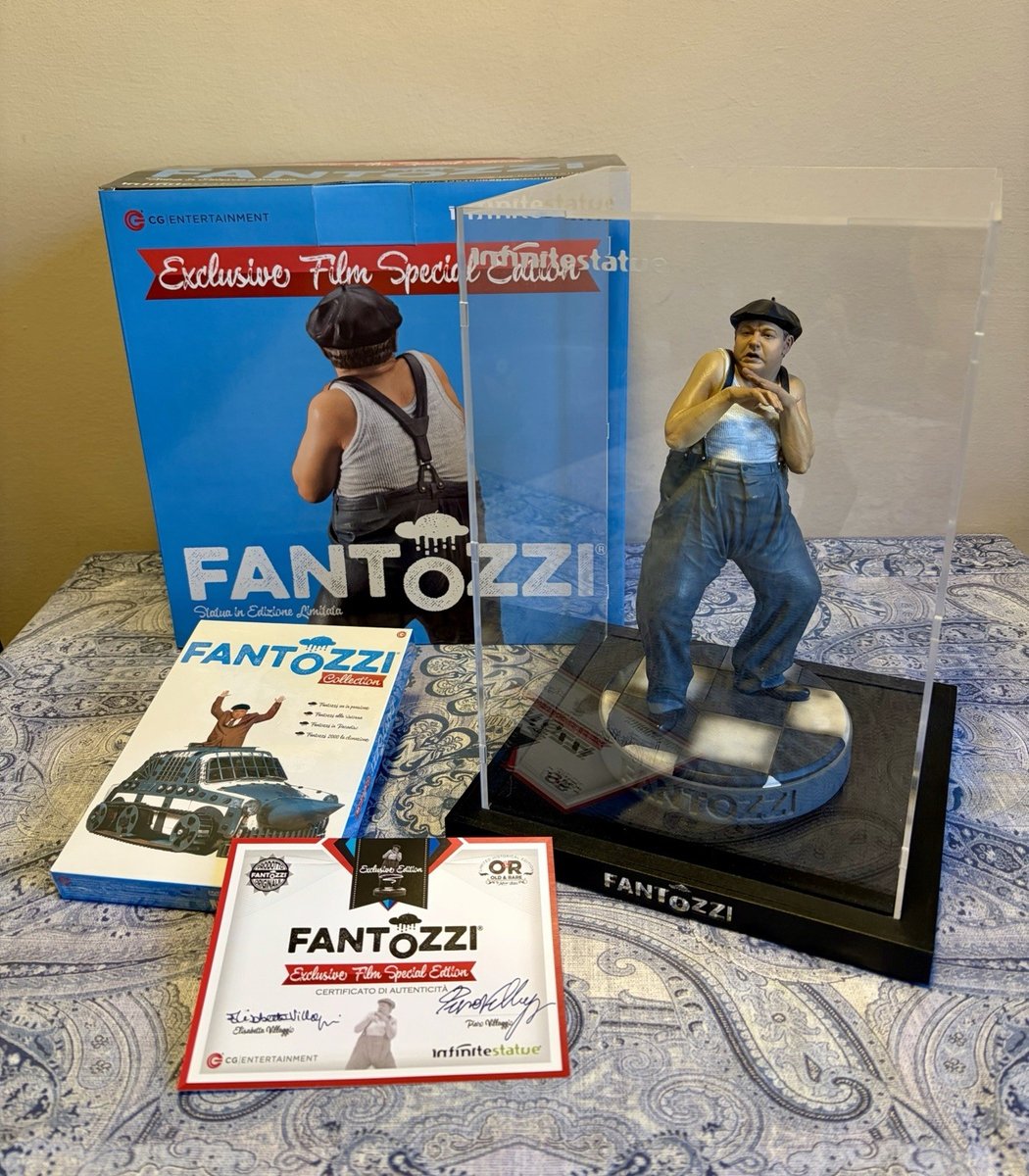 Fantozzi – Exclusive Film Special Edition N.153/200/Teca Plexiglas Infine Statue