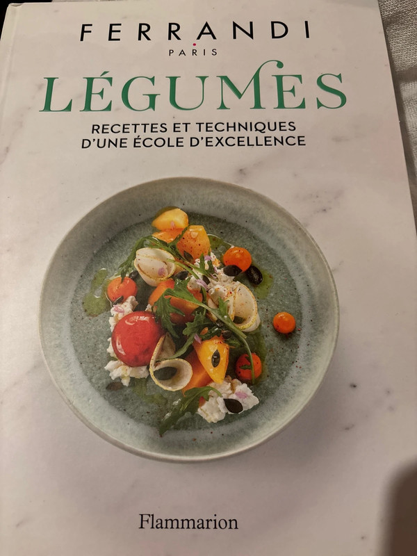 Livre cuisine Ferrandi