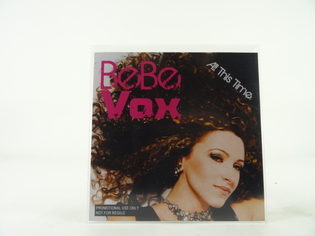 BEBE VOX ALL THIS TIME (B46) 2 Track Promo CD Single plus Picture Sleeve MOTIVAT