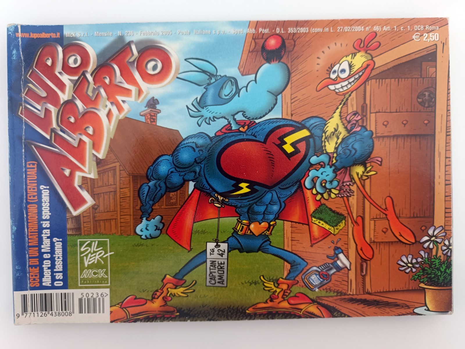 LUPO ALBERTO – N. 236 – Febbraio 2005 – Fumetto Umoristico Italiano Silver