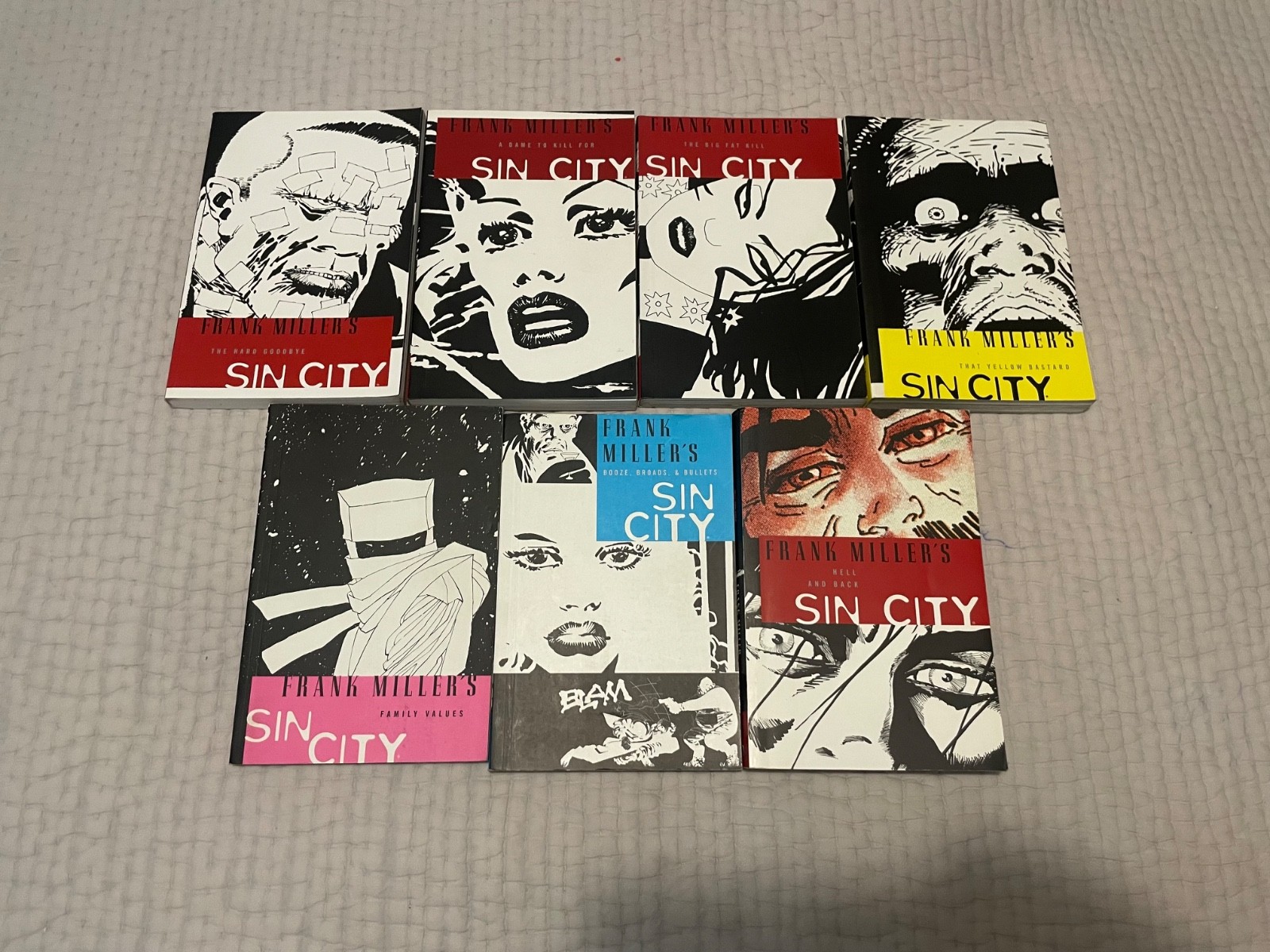 Sin City 1-7 - Frank Miller - Set 2° Edizione TPB - Ottimo - Dark Horse