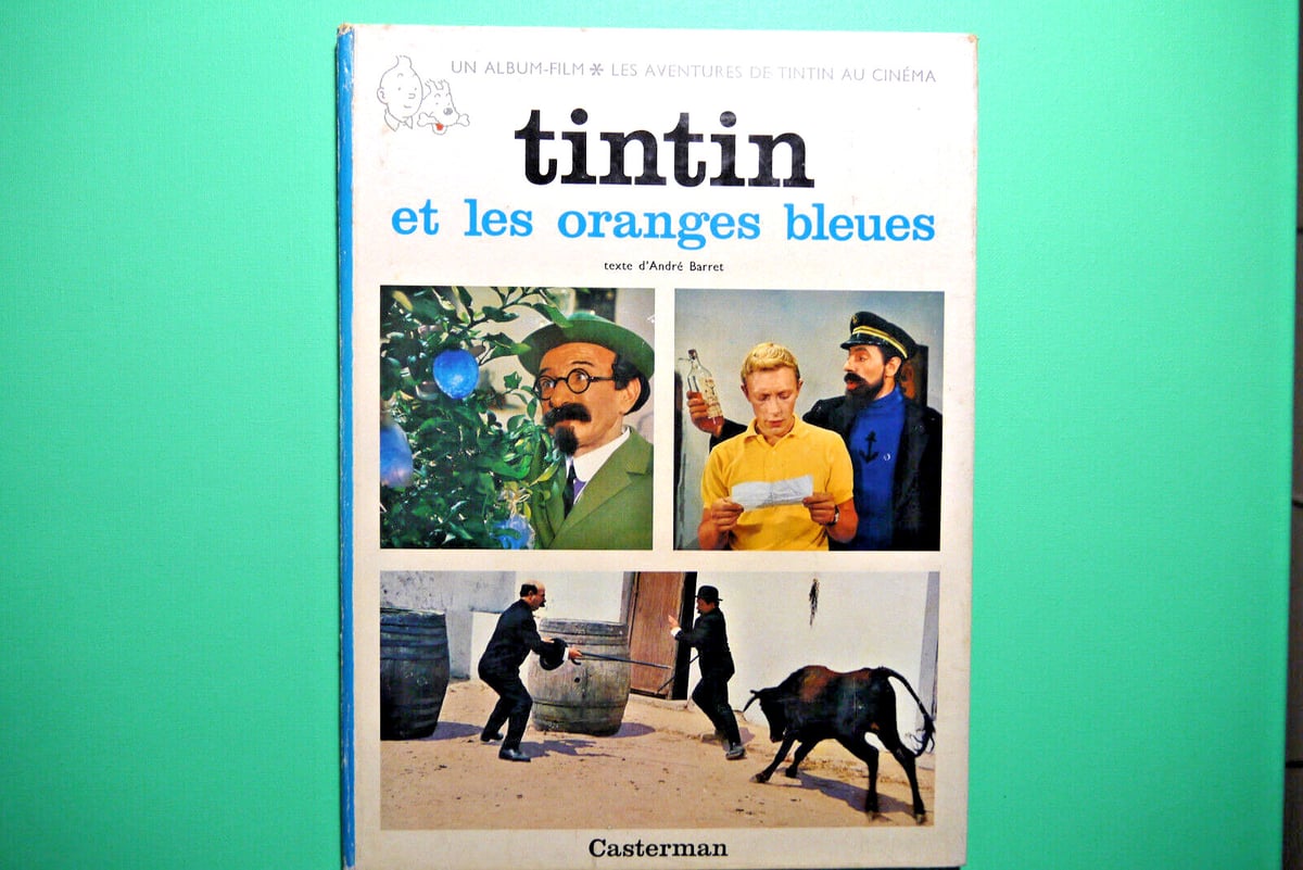 BD TINTIN ET LES ORANGES BLEUES édition originale