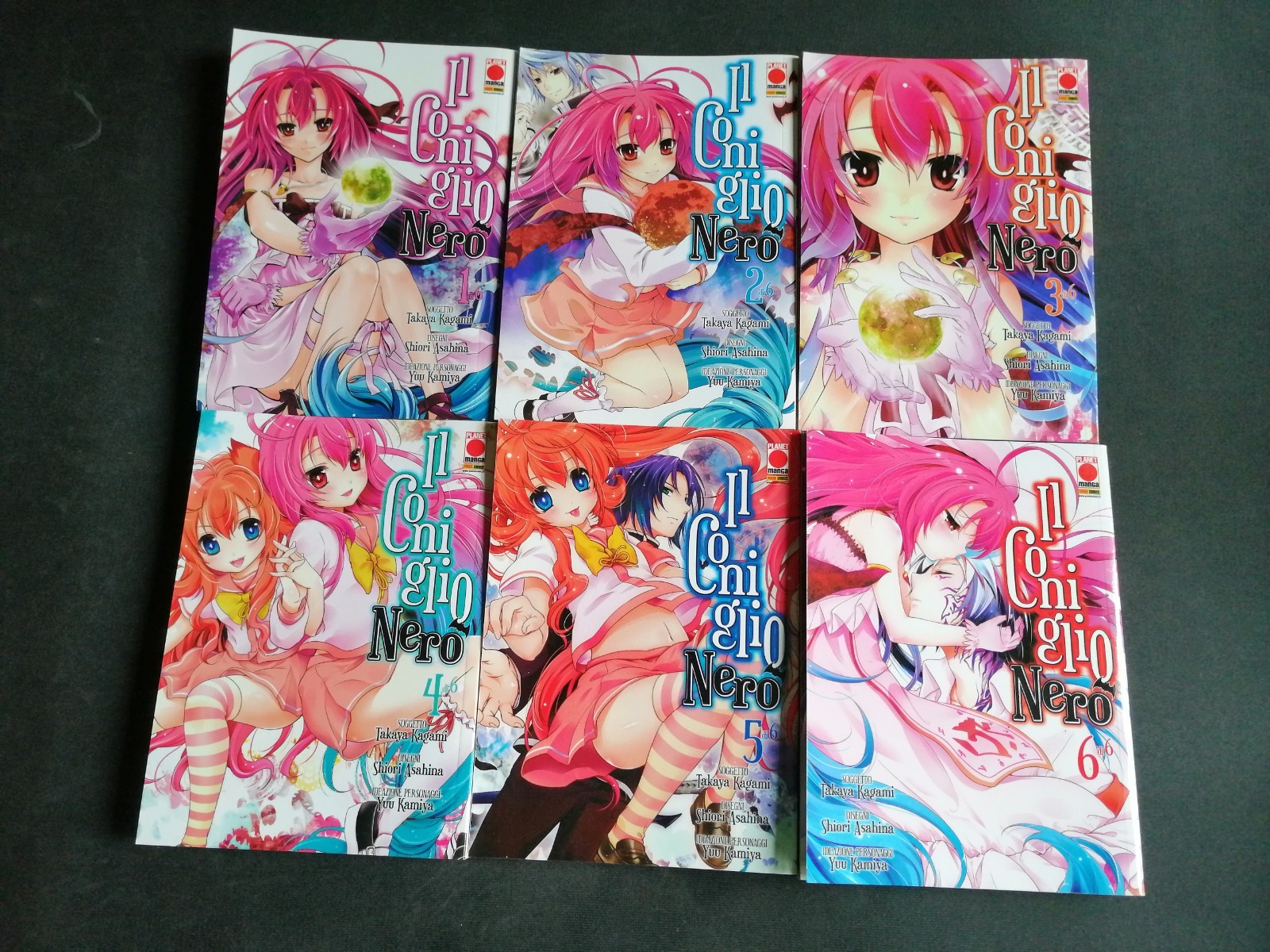 IL CONIGLIO NERO 1/6 COMPLETA  EDIZIONI PLANET MANGA 2014 DA EDICOLA