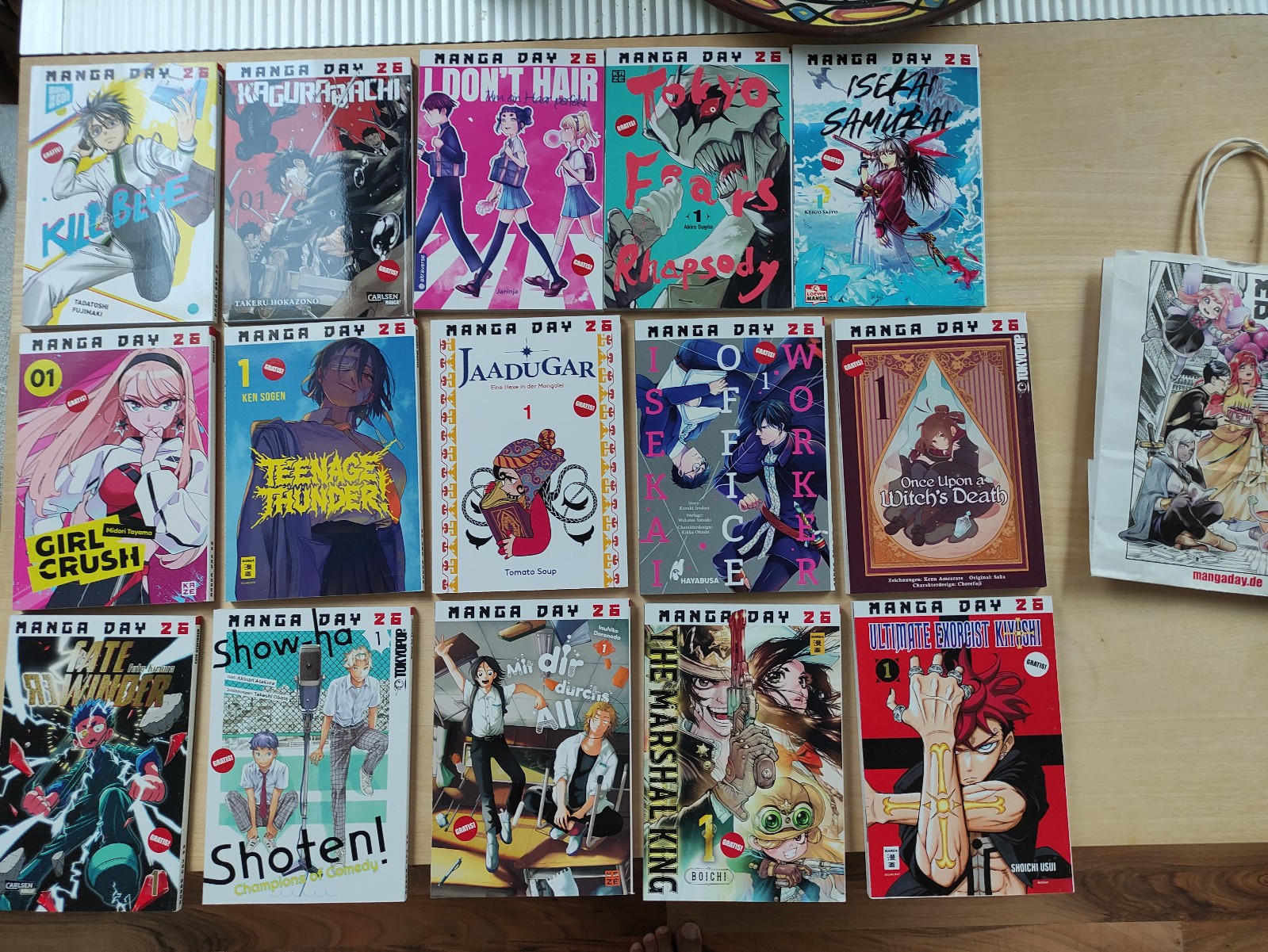 Manga Day 26 set completo