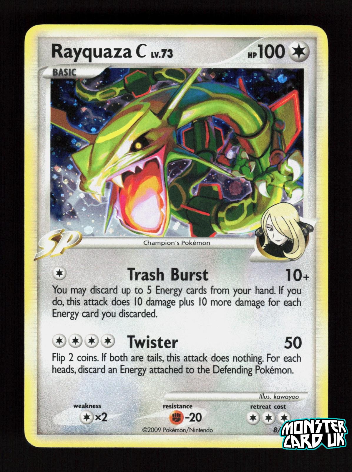 Pokemon Rayquaza C 8/147 Supreme Victors Holo.