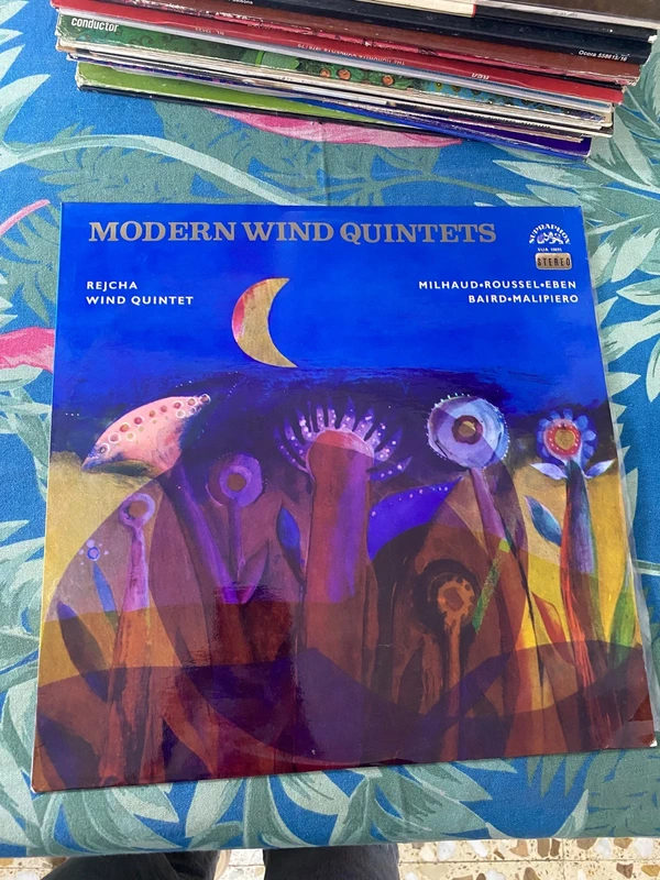 Modern Wind Quintets – Milhaud / Roussel / Eben / Baird / Malipiero – Supraphon LP