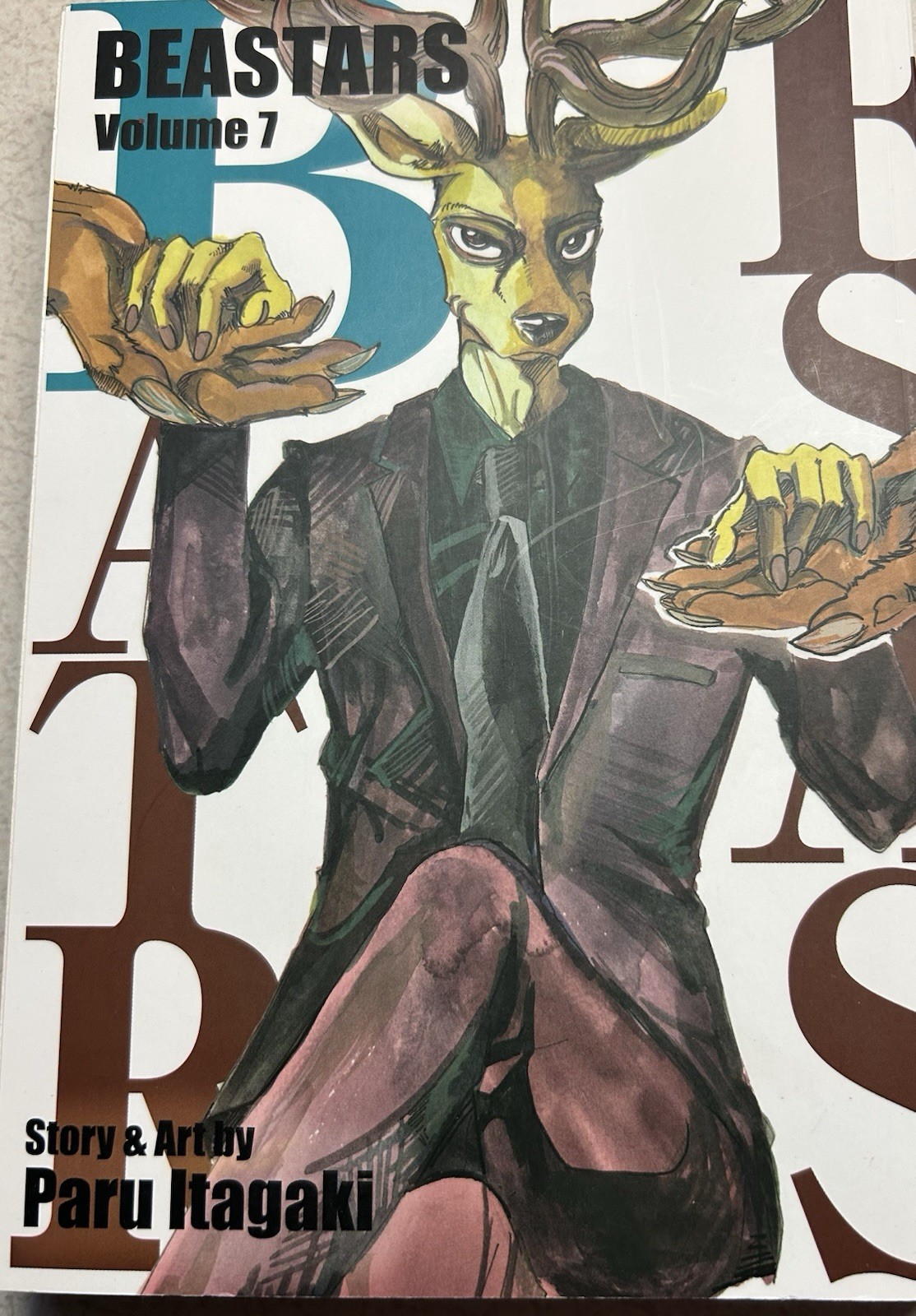 Beastars Vol 7 Paru Itagaki brossura manga graphic novel anime