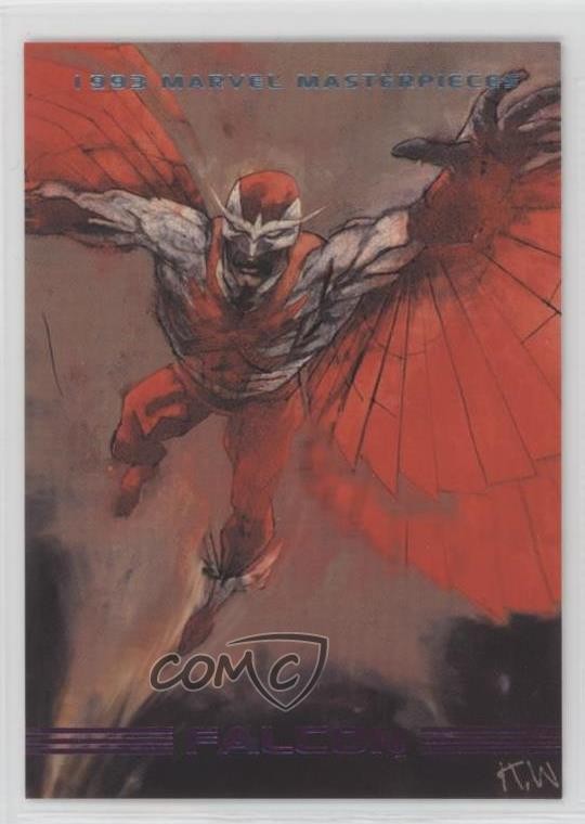 1993 SkyBox Marvel Masterpieces Falcon #81 g7i