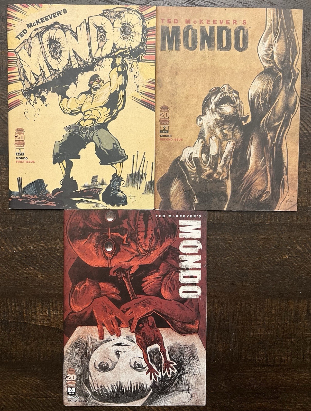 Mondo numeri 1-3 Image Comics Ted McKeever's