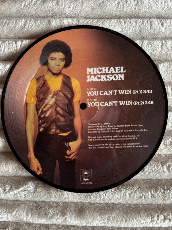 Michael Jackson you can’t win original 1978