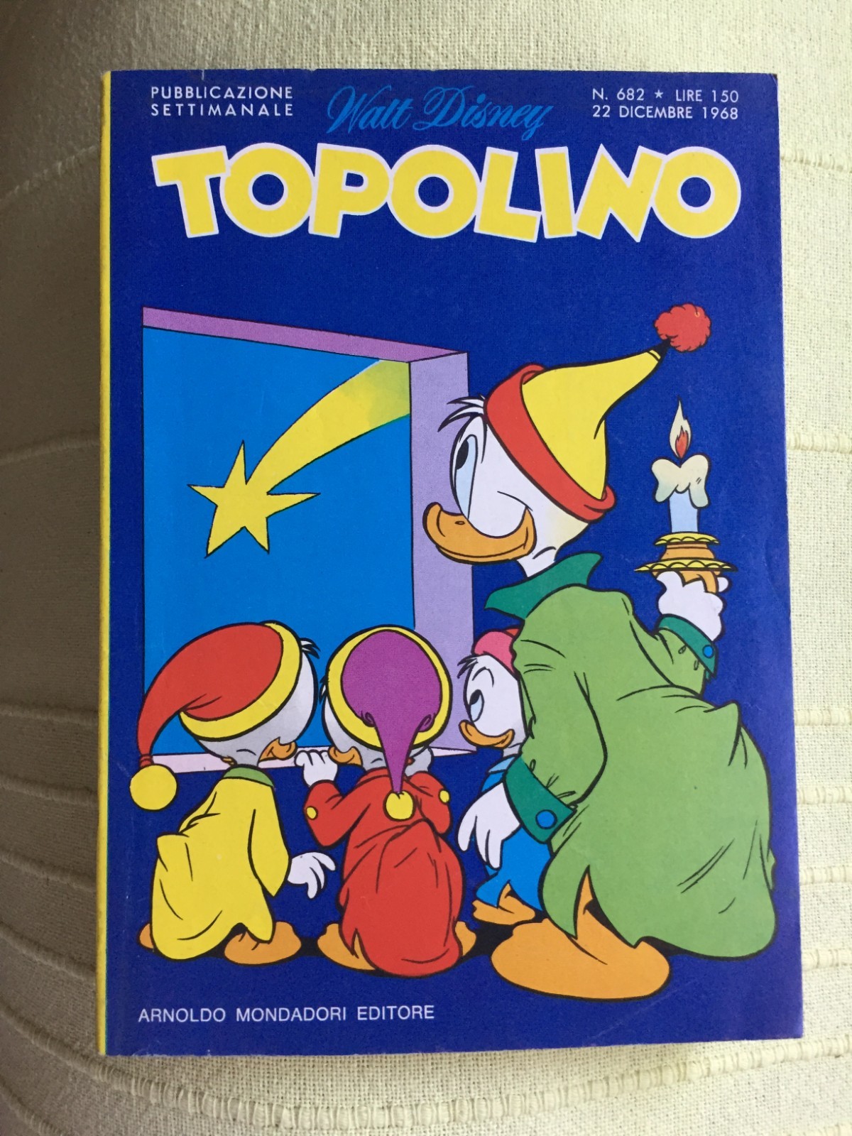 TOPOLINO N° 682 - 22 DICEMBRE 1968 - BOLLINI+CEDOLA ABBONAMENTO, EDICOLA!