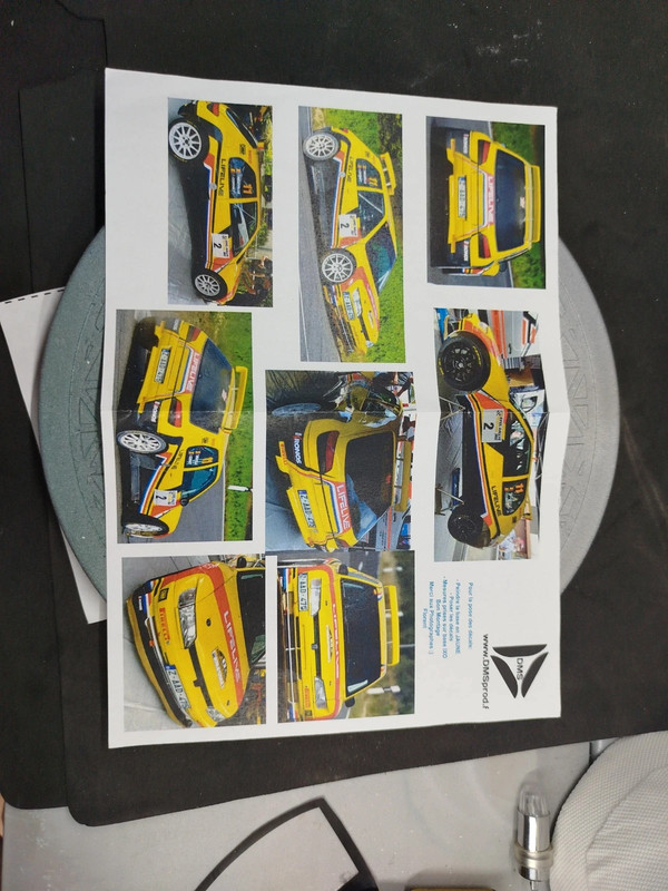 Decalque Peugeot 306 maxi 1/43 neuville