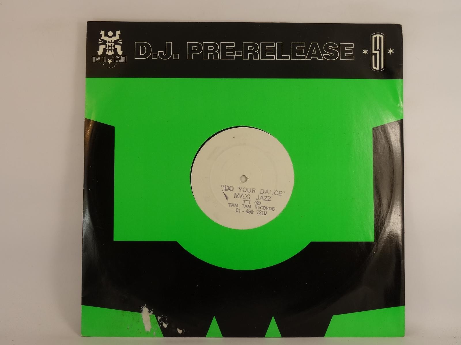 MAXI JAZZ DO YOU DANCE? (300) 2 Track Promo 12" Single plus Company Sleeve TAM T