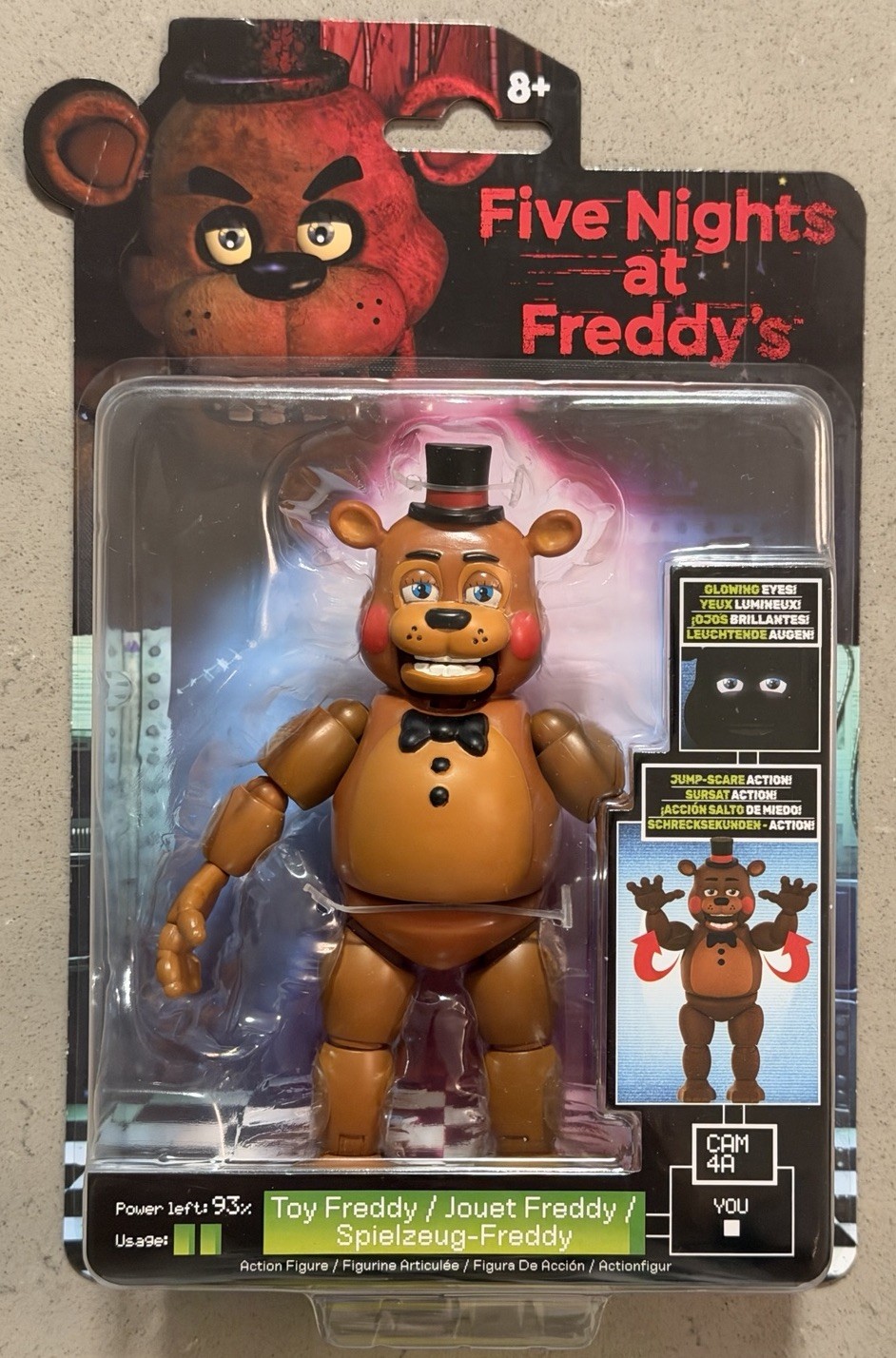 New Jazwares Five Nights at Freddy’s FNAF - Modellino giocattolo Freddy - 5"