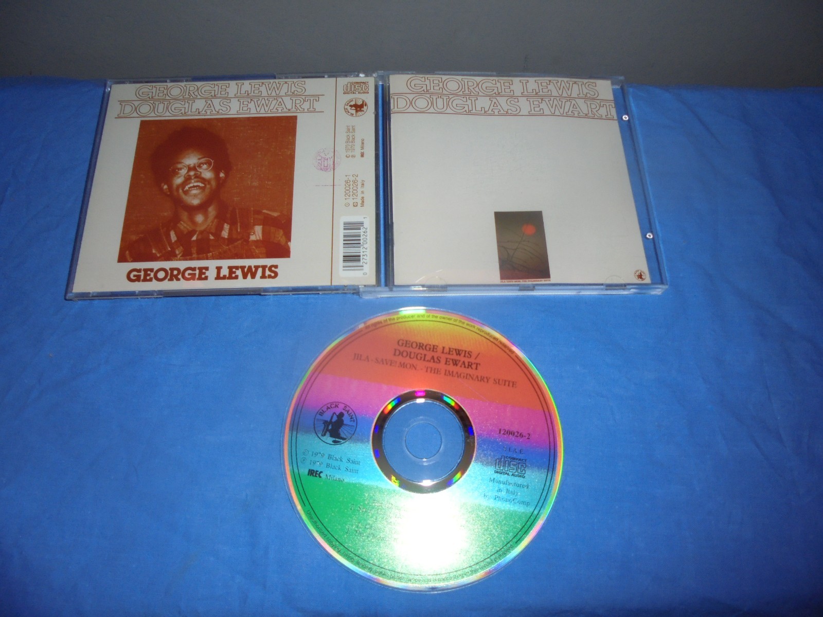 George Lewis/Douglas Ewart – Jila - Save! Mon. - CD 	Black Saint – 120026-2 ITA