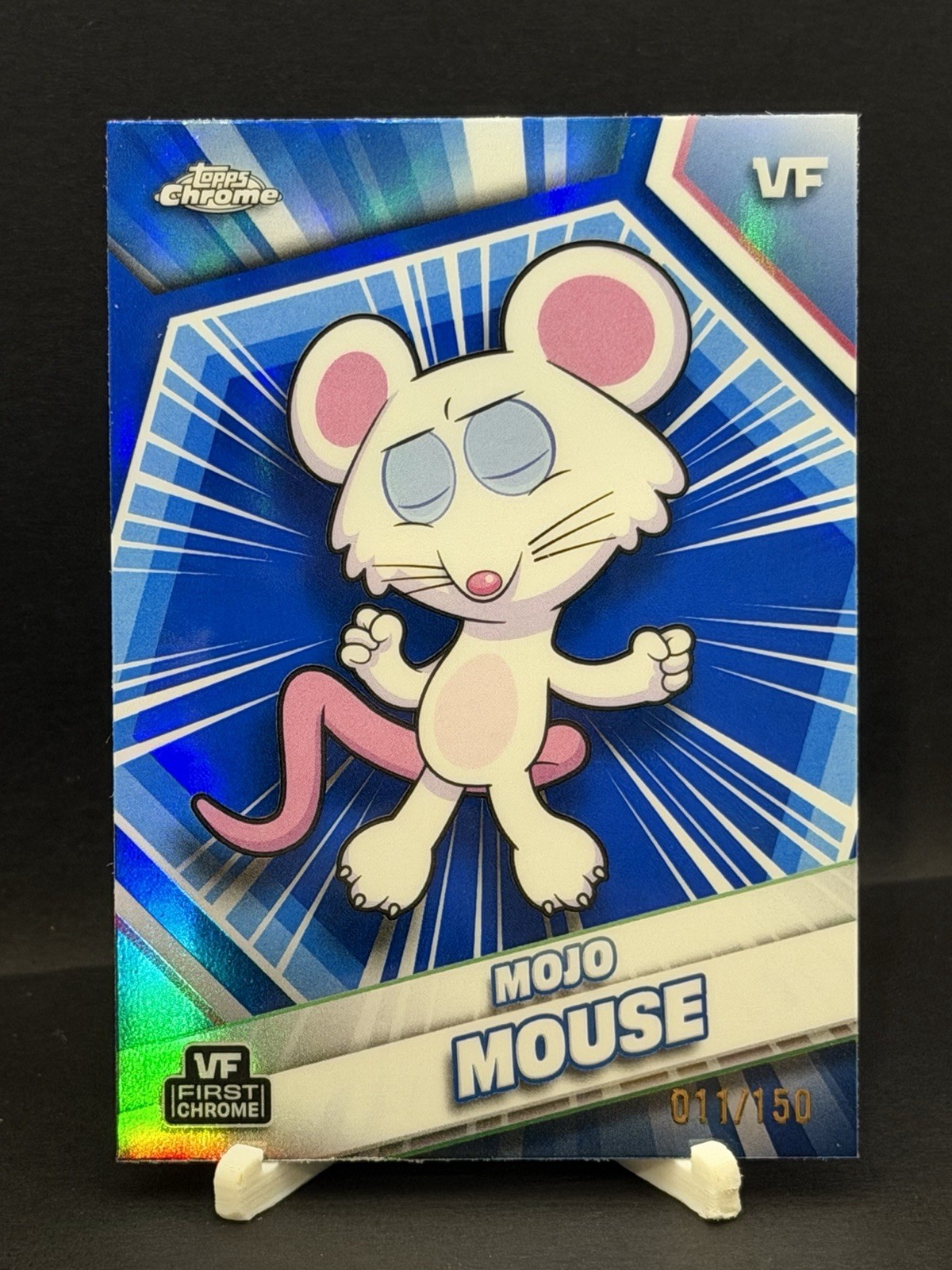 ☕️MK 2026 TOPPS CROMO VEEFRIENDS RIFRATTORE BLU /150 PRIMO MOUSE MOJO
