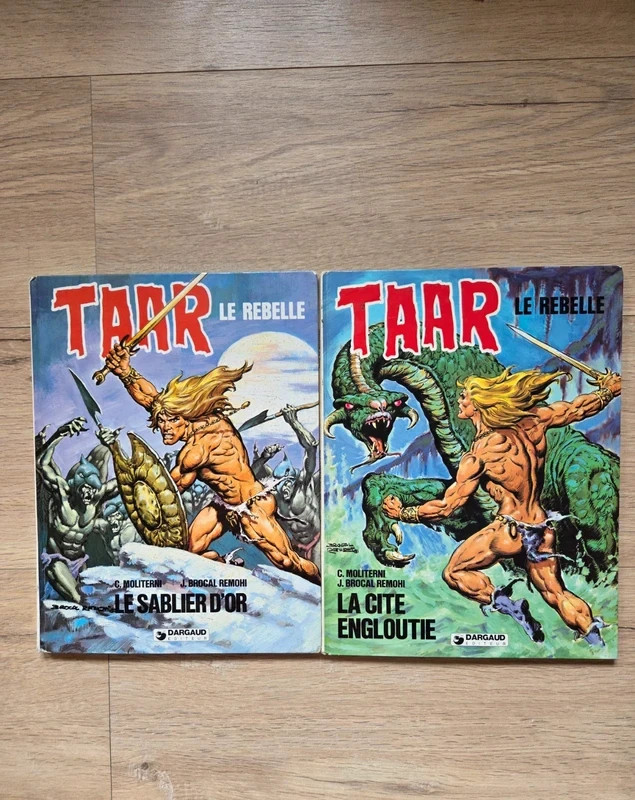 Taar le rebelle T6 + T7 lot BD fantasy EO Dargaud 1981