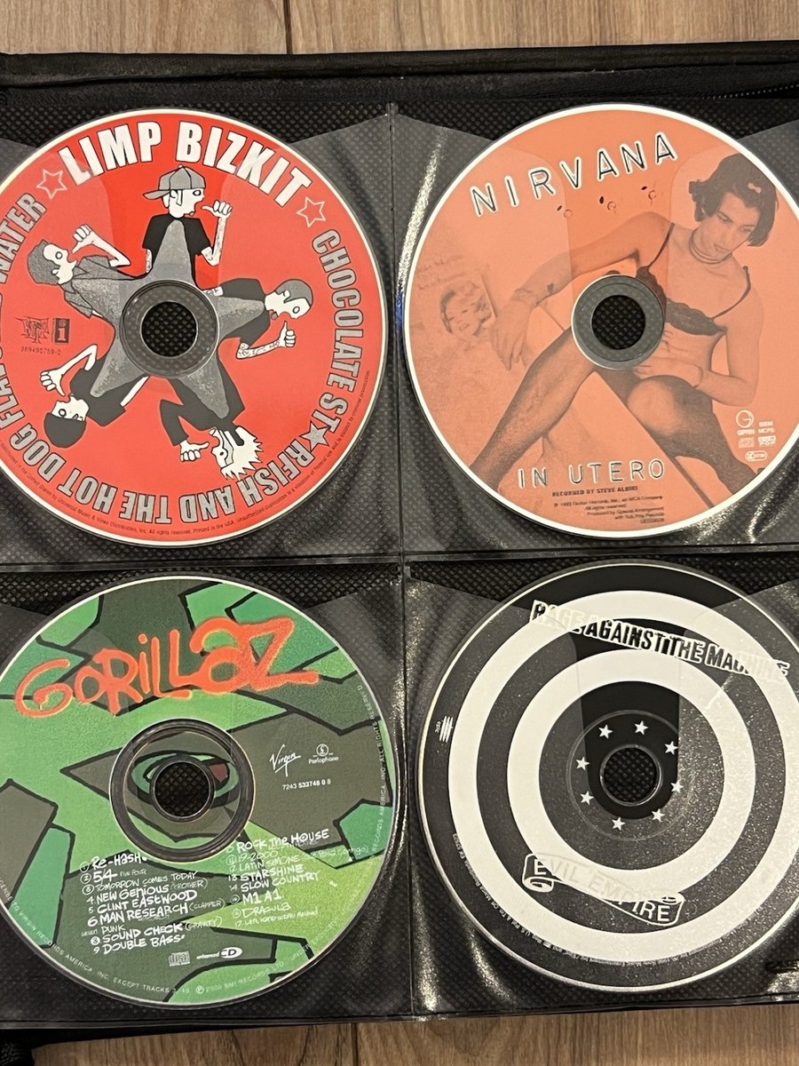 Lot Of 72 90s Y2K Music Cds Alt Rock Dad Rock NIN Limp Bizkit Nirvana Korn