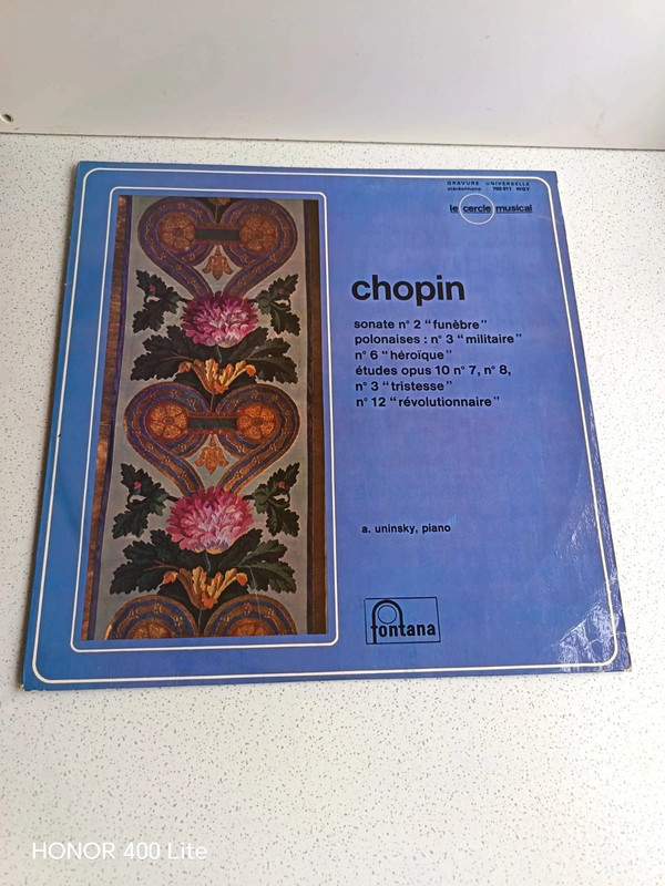 LP Chopin por A. Uninsky - Fontana