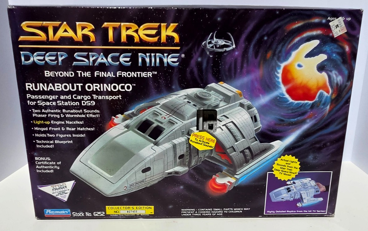 Runabout Orinoco STAR TREK Deep Space Nine - 1994 Playmates transport DS9