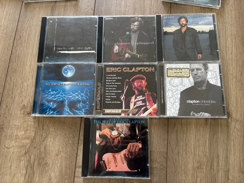 Zeven Eric Clapton cd’s