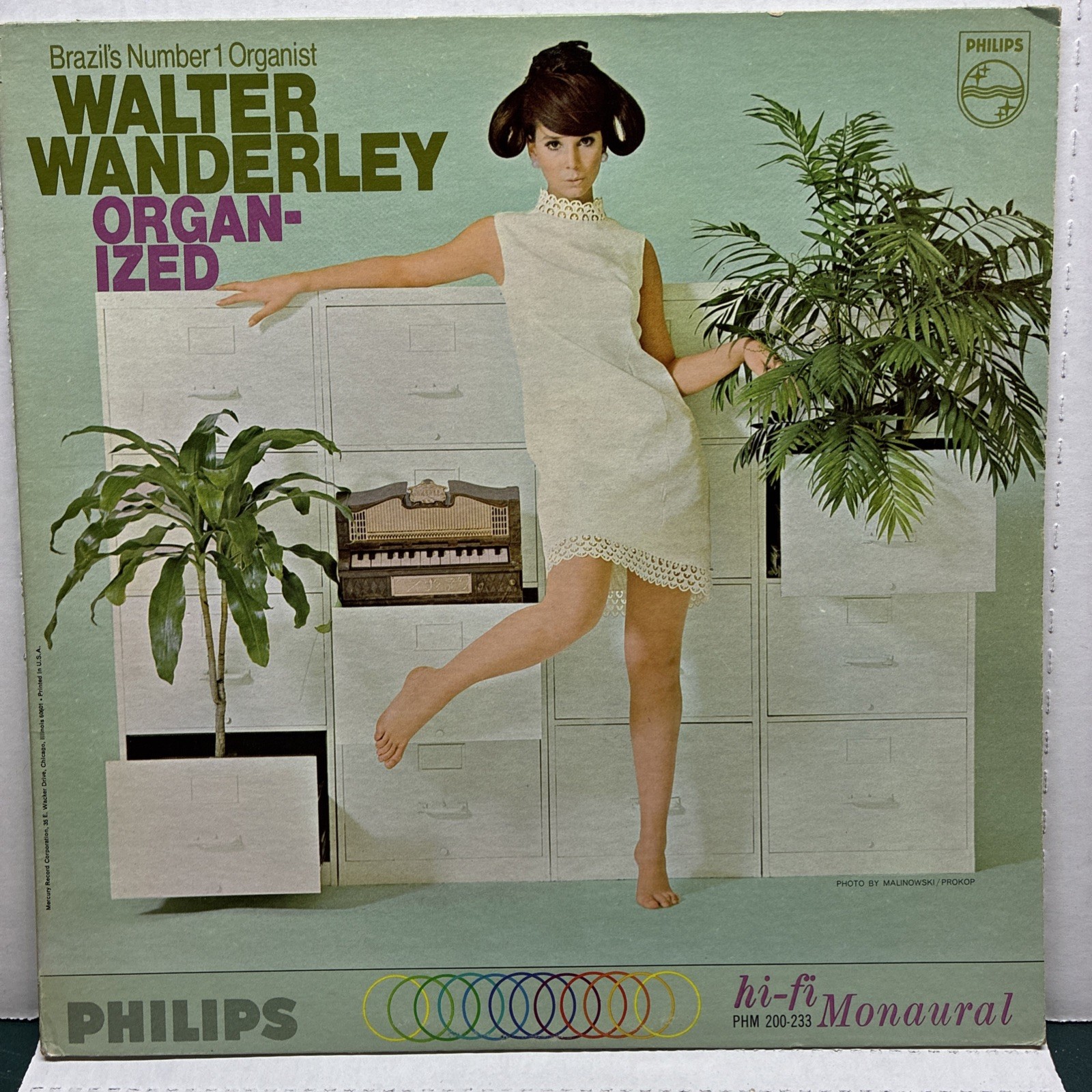 WALTER WANDERLEY Organ-ized (1967) PHILIPS mono promo