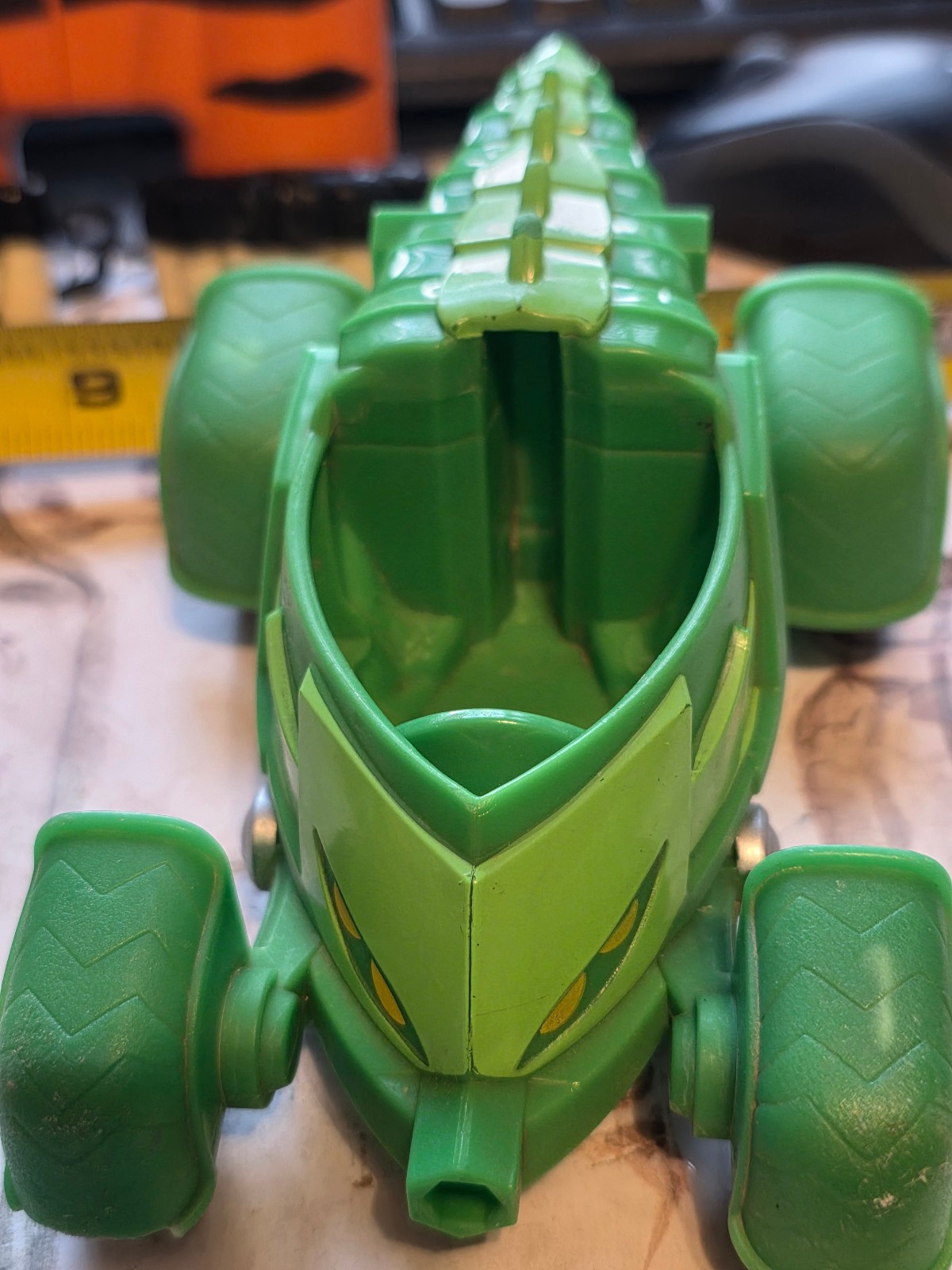 Disney Junior PJ Masks Verde Gekko-Mobile Just Play Frog Box 8x4 Veicolo Plastica