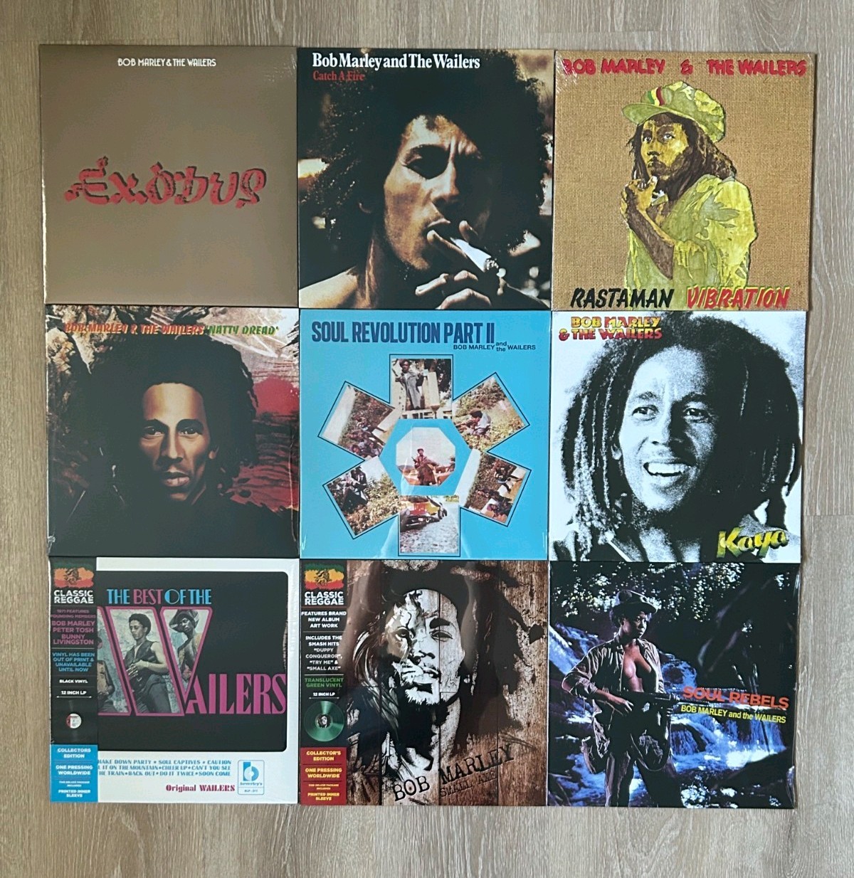 9 Bob Marley Records - Catch a Fire, Exodus, Natty Dread, Kaya, etc. - New Vinyl