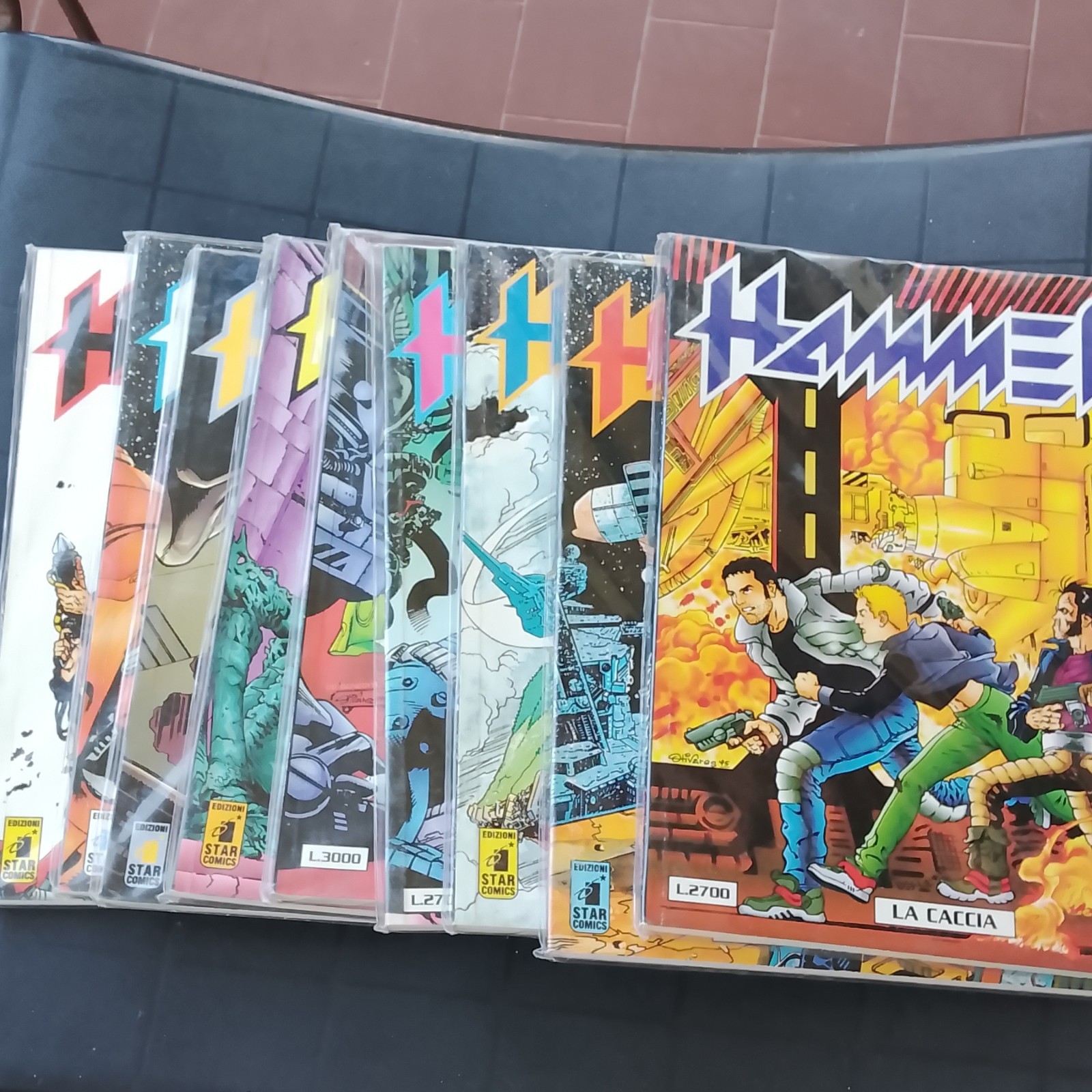 Edizioni Star Comics Hammer lotto fumetti 1995 Olivier Vatine a colori ITA
