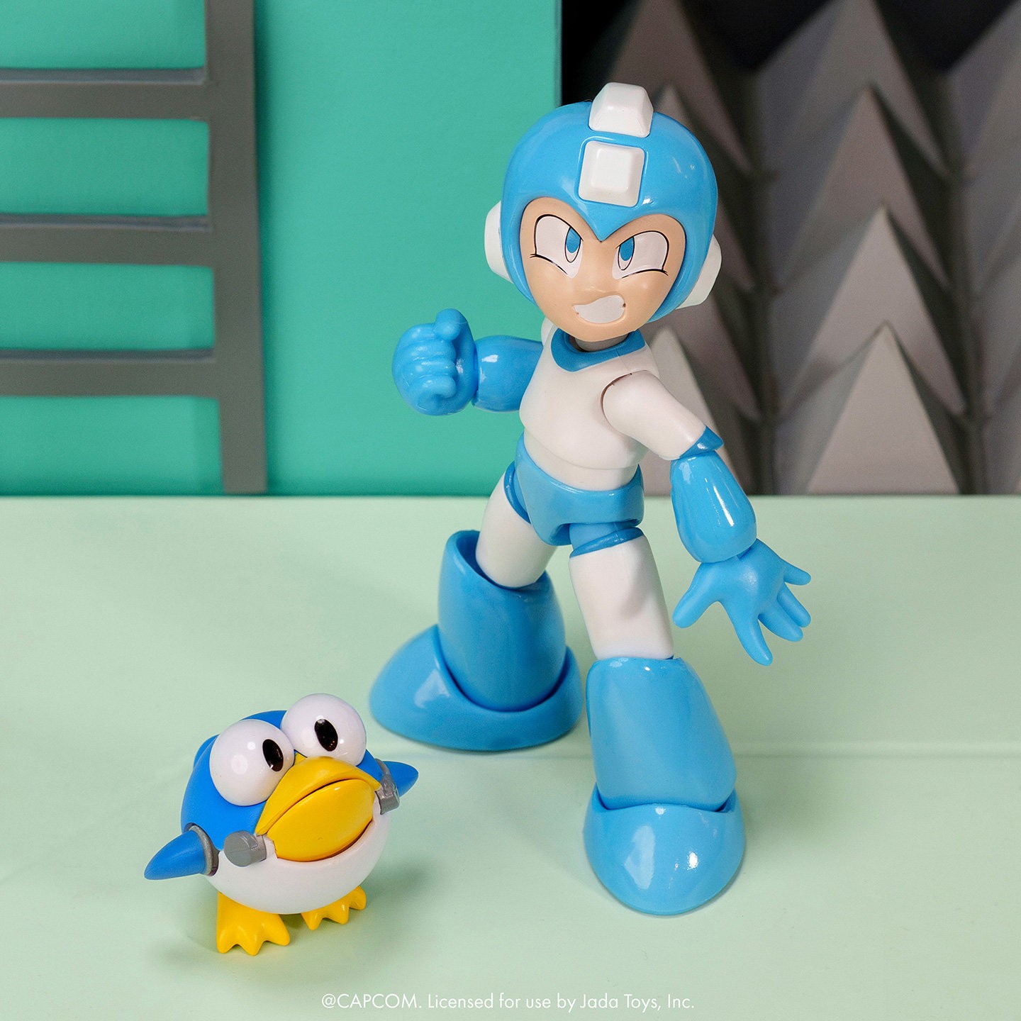 Modellino Jada Toys Mega Man Gemini Laser scala 1/12