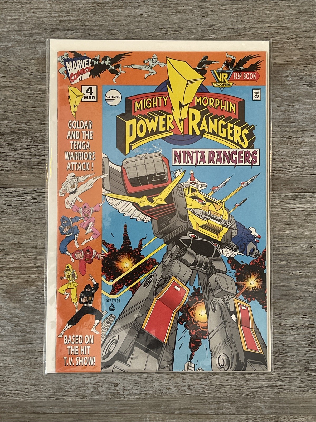 Mighty Morphin Power Rangers: Ninja Rangers ~ VR Troopers #4 March 1996 ~ 🔥 B&B