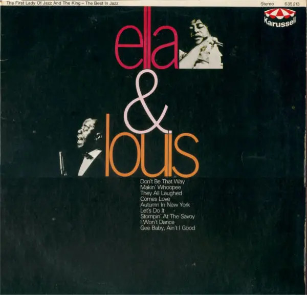 Ella And Louis LP 33 U/min Vinile EX Karussell 1969 Ella & Louis