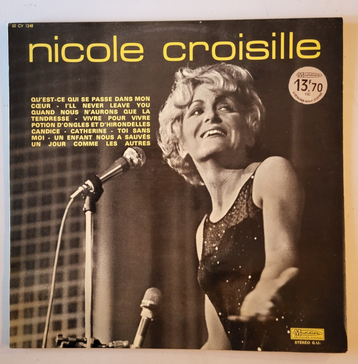 Nicole Croisille (Tuesday Jackson) " I'll Never Leave You " LP 33T Fra 1973