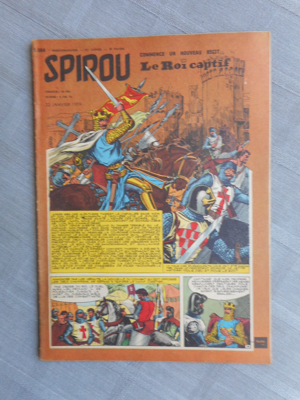 Hebdo Spirou N°1084 1959 Buone Condizioni