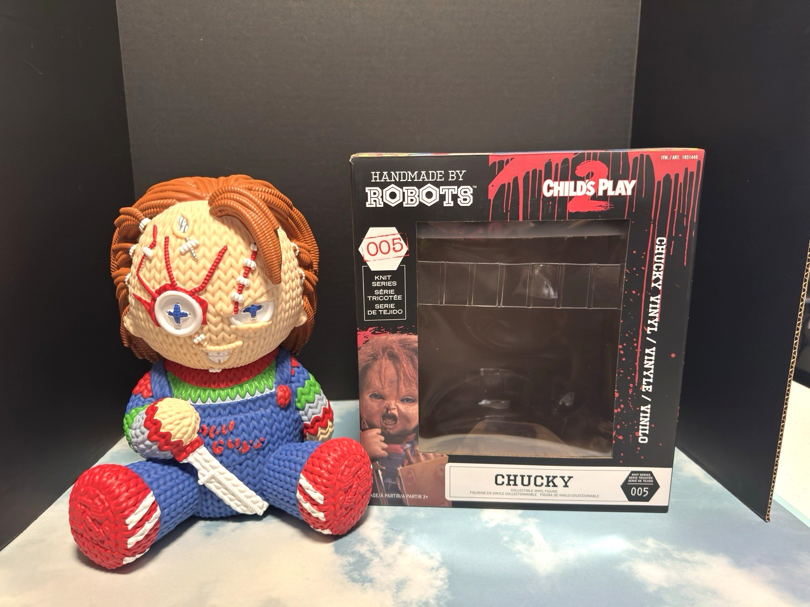 Chucky #005 Handmade by Robots 12" Vinyl Knit Series Figure NEW Child's Play 2