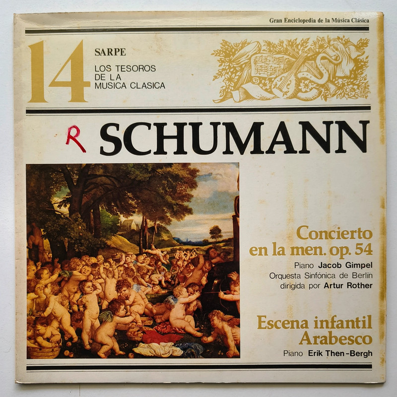 Disco de vinilo: Los tesoros de la musica clasica Nº 14