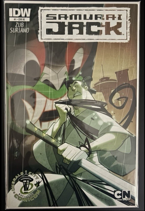 RARE Samurai Jack #1 2014 ECCC Exclusive Variant 1st Print F/VF IDW Publishing