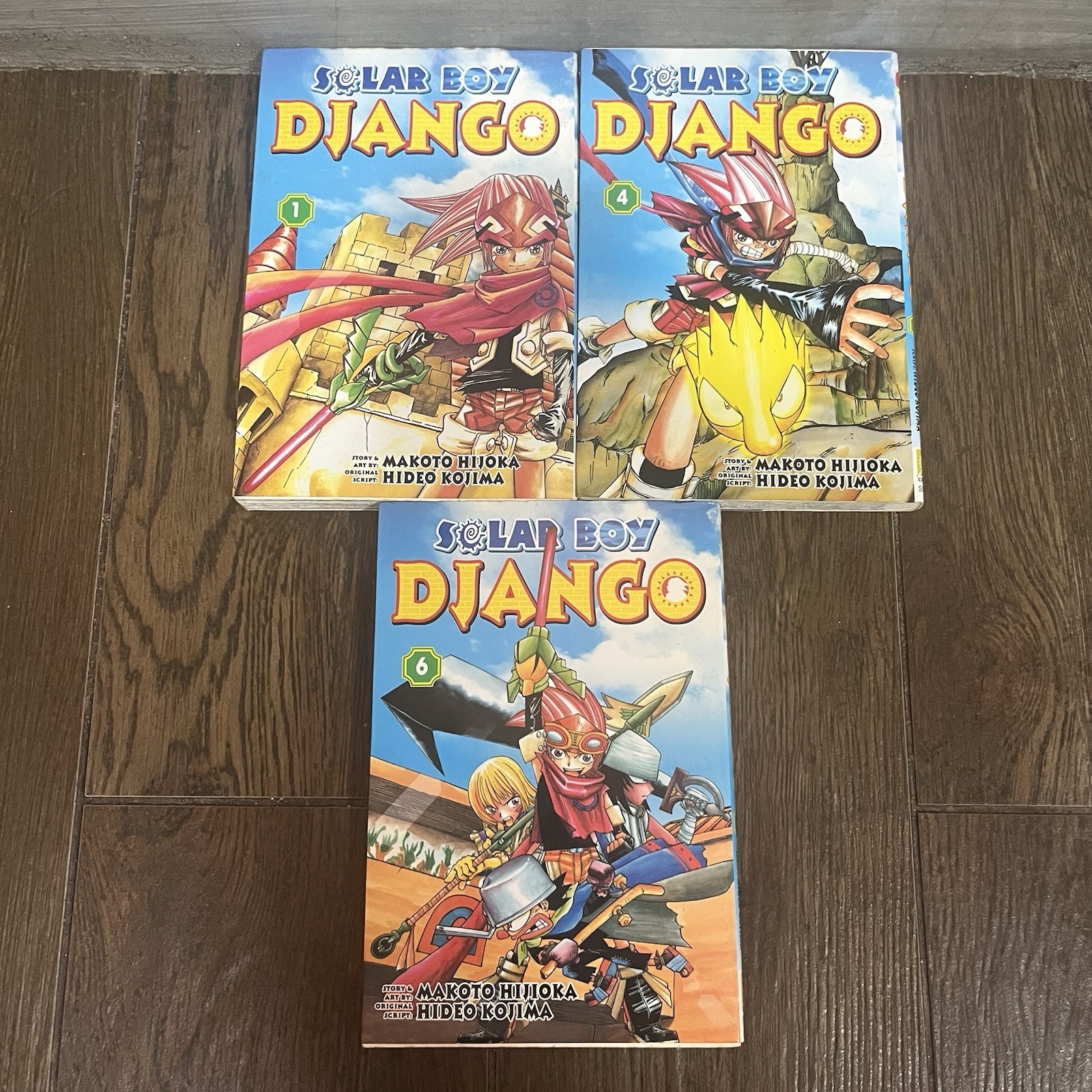 Boktai Solar Boy Django Manga Vol 1 4 6 INGLESE Hideo Kojima Makoto Hijoka 2005