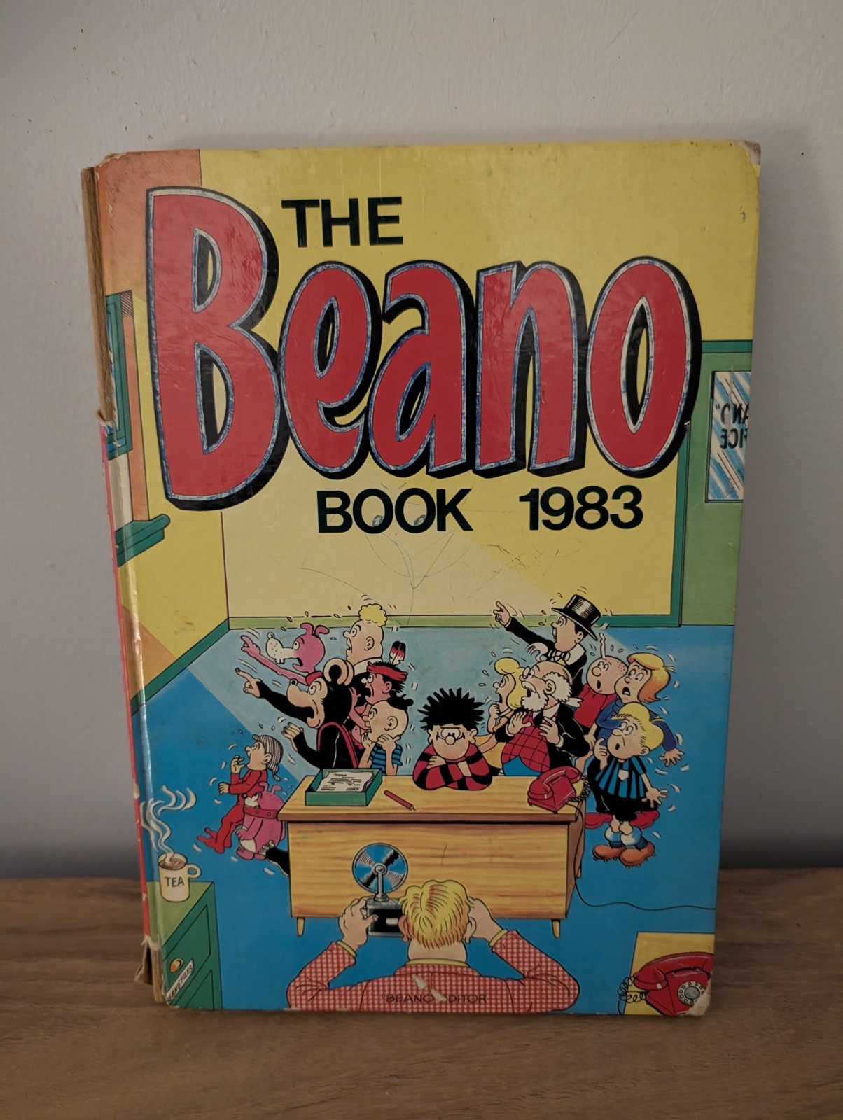 The Beano Book 1983 Vintage Hardback Annual. Collectable with some damage